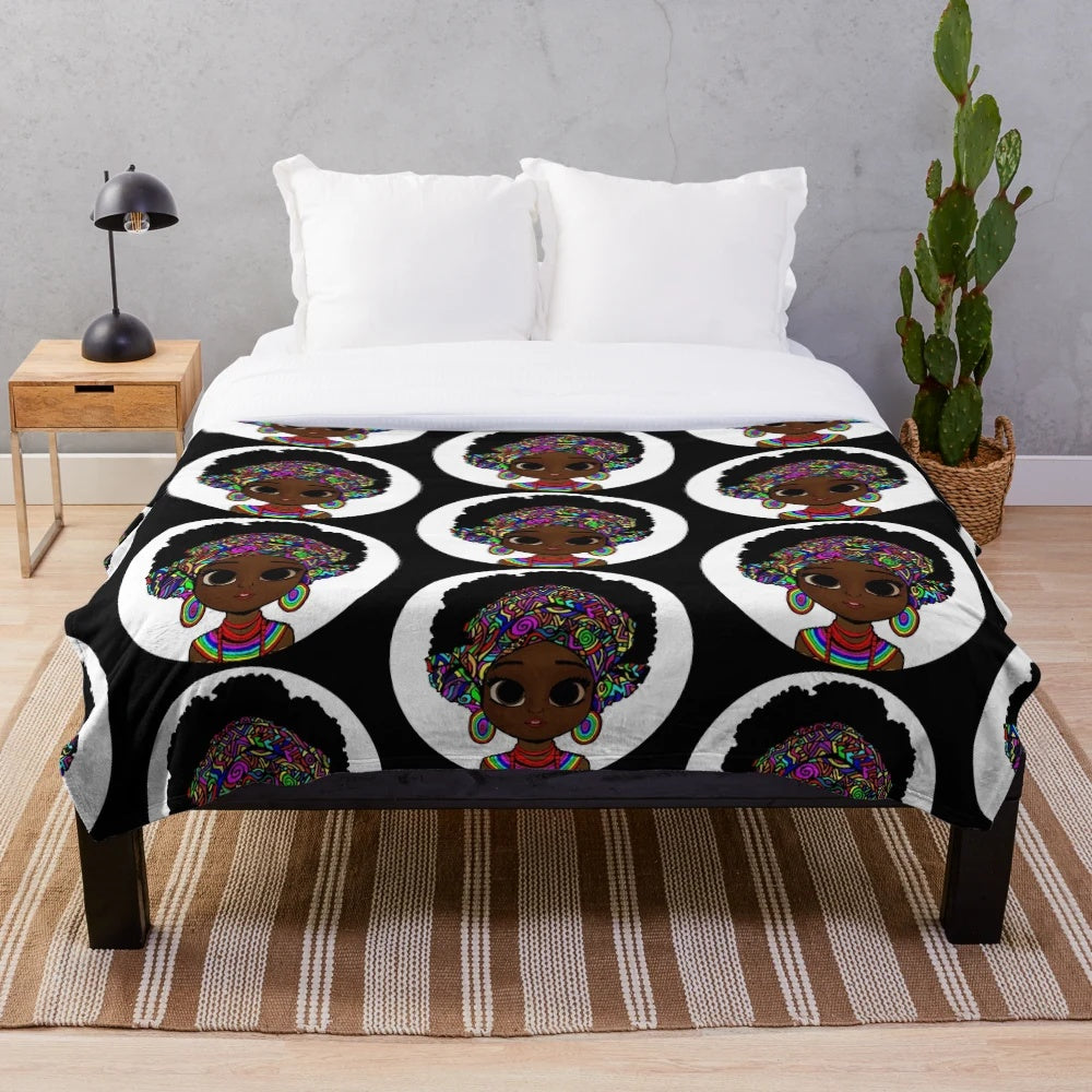 Princess-themed plush blanket for comfortable and cozy home decor