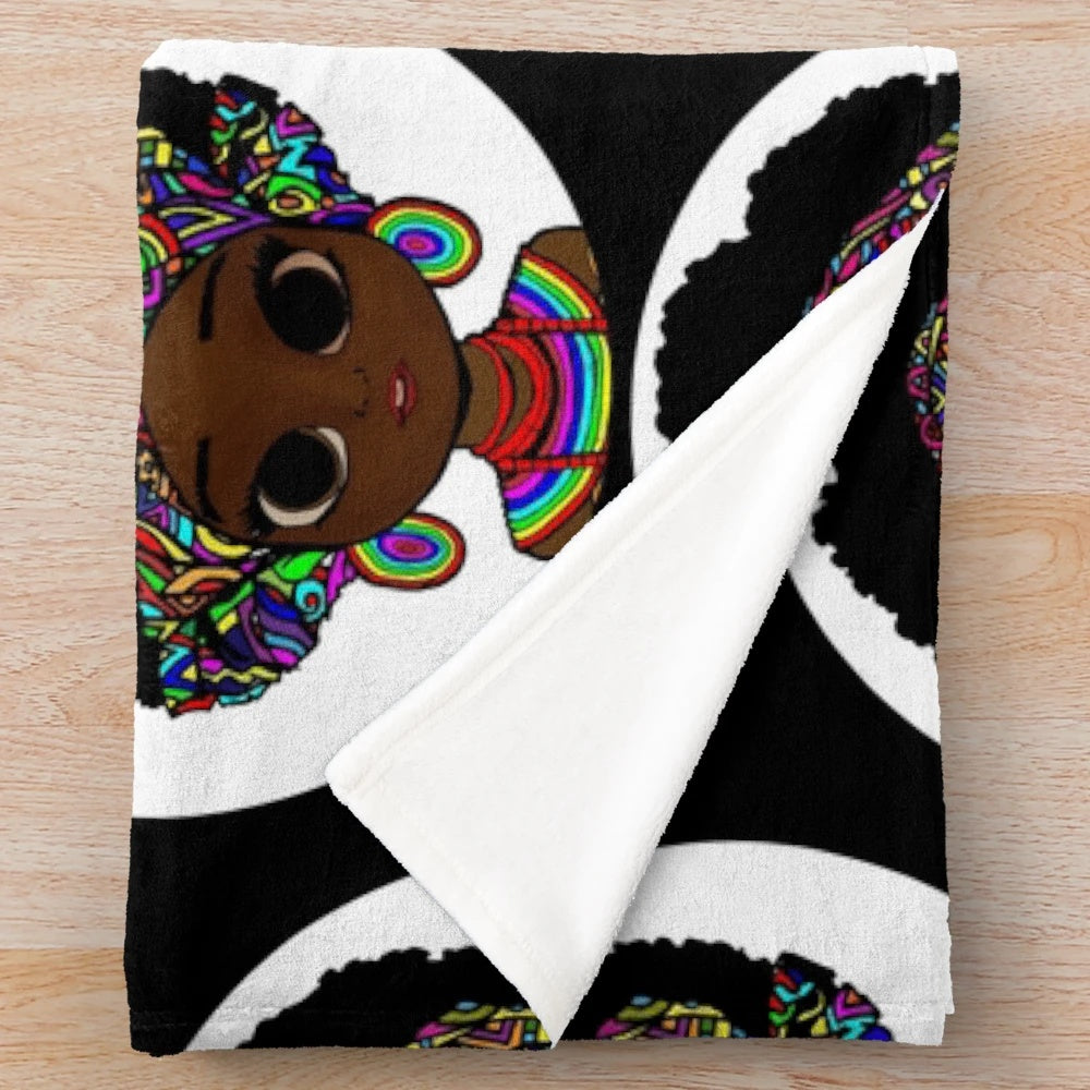 Princess-themed plush blanket for comfortable and cozy home decor