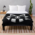 Soft and cozy raccoon plush blanket