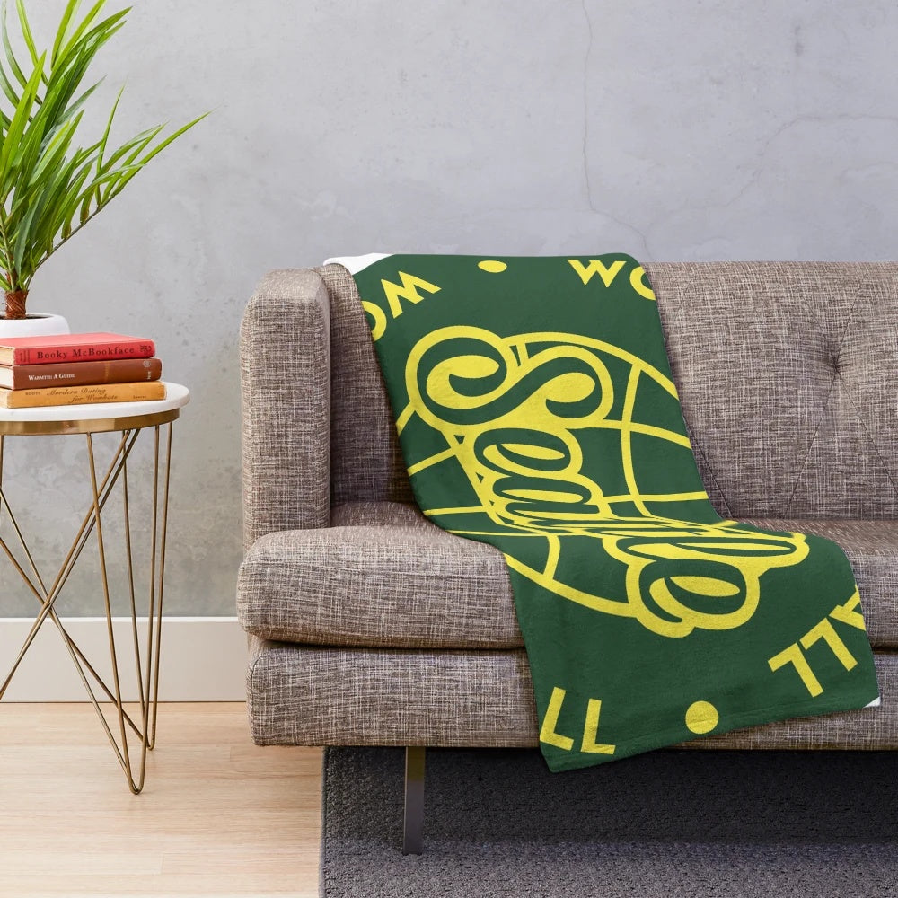 Seattle Storm WNBA basketball plush blanket