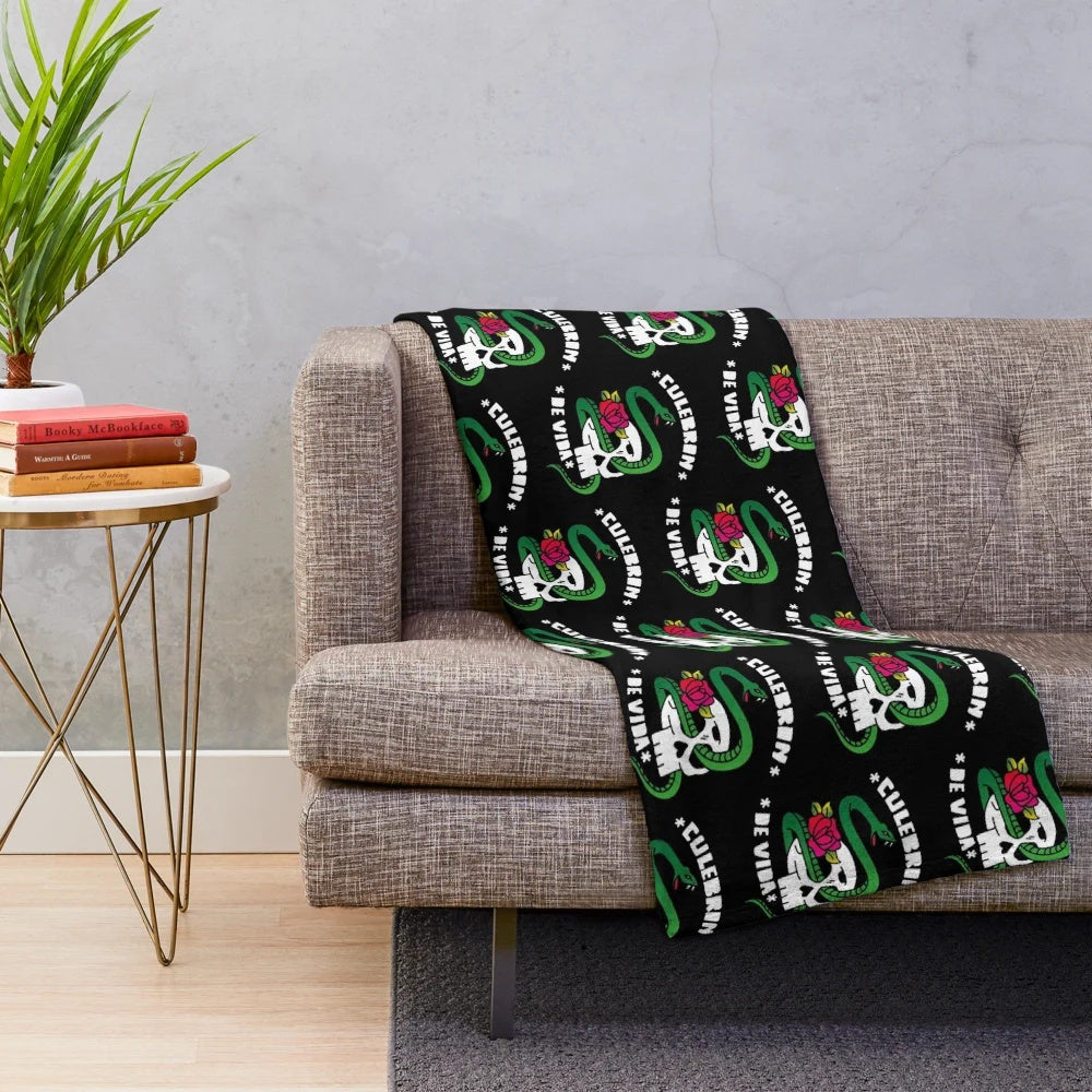 Soft and cozy soap opera-themed plush blanket