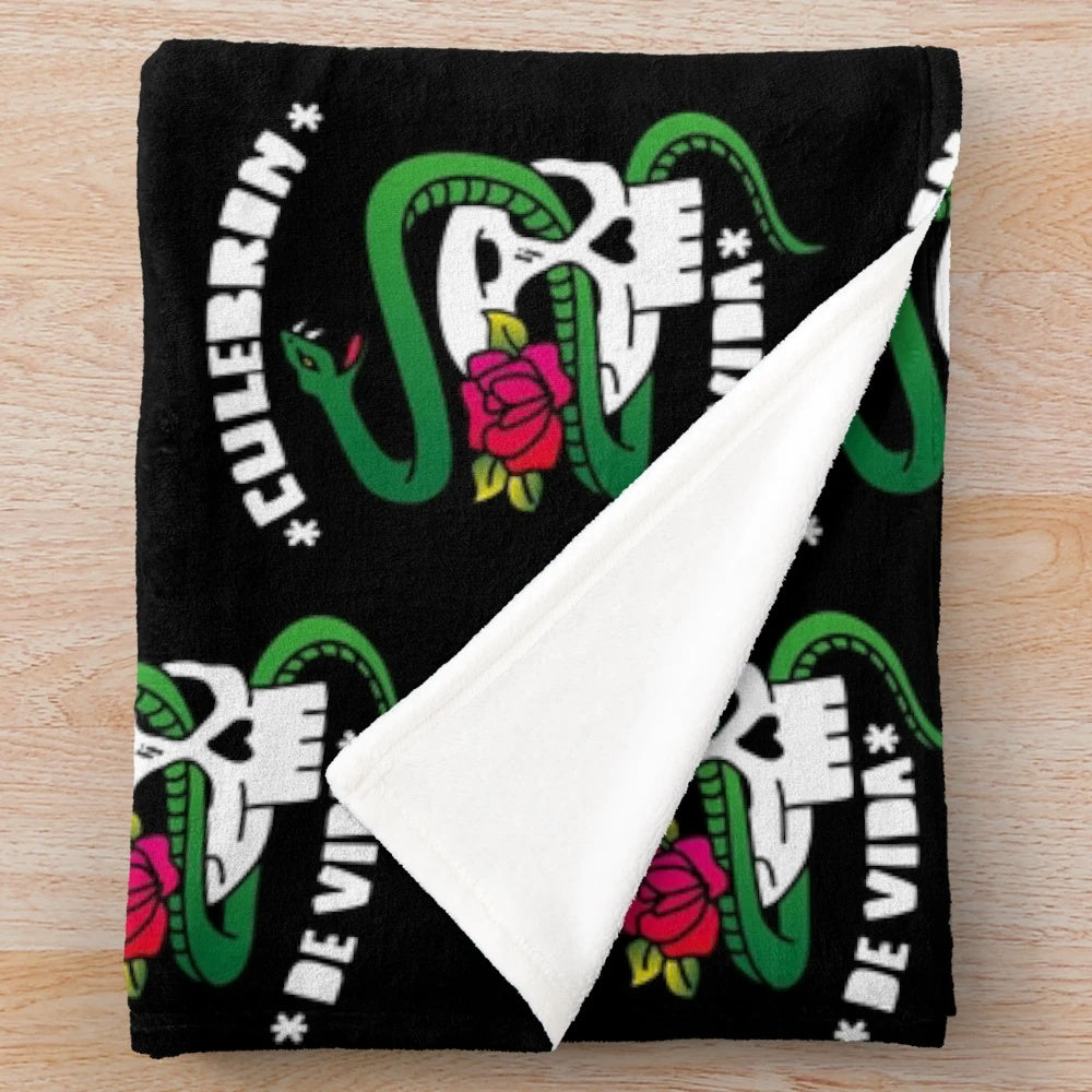 Soft and cozy soap opera-themed plush blanket