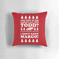 Soft and plush "Soggy Christmas" pillow featuring the iconic Christmas Vacation design