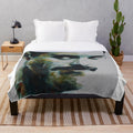 Somebody To Love plush blanket featuring a portrait of a music artist