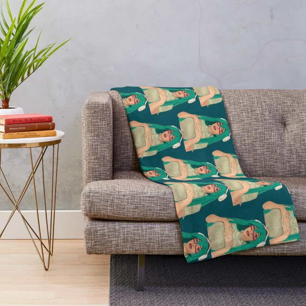 sssniperwolf-inspired plush blanket with soft, high-quality material