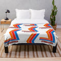 Stagecoach-themed plush blanket for a cozy and comfortable experience