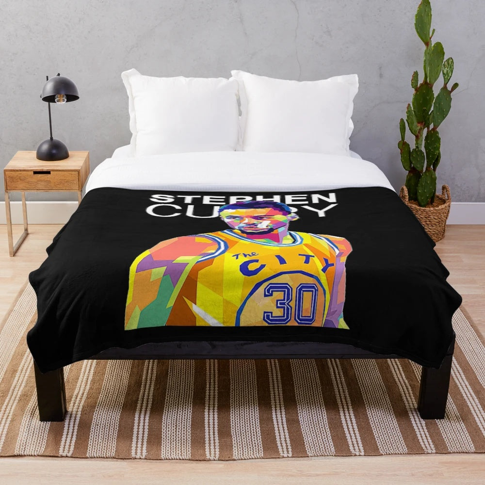 Stephen Curry Inspired Plush Blanket