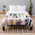 Soft and cozy Taylor Swift inspired plush blanket