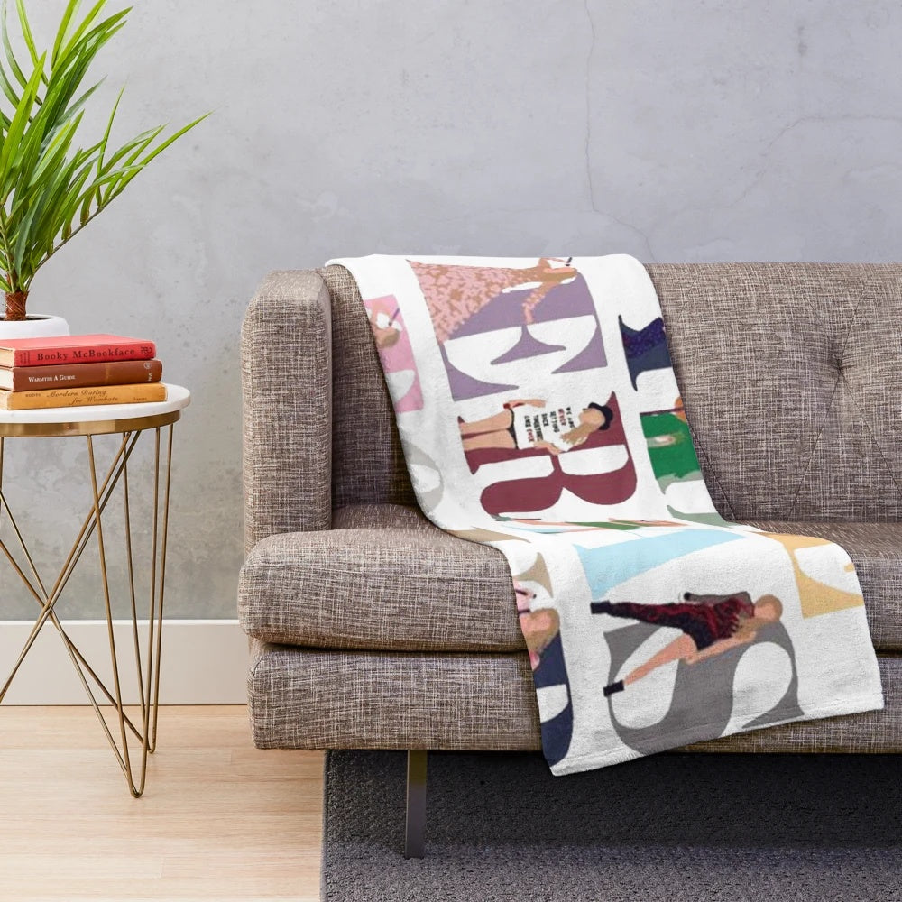 Soft and cozy Taylor Swift inspired plush blanket