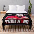 Tech Nine inspired plush blanket