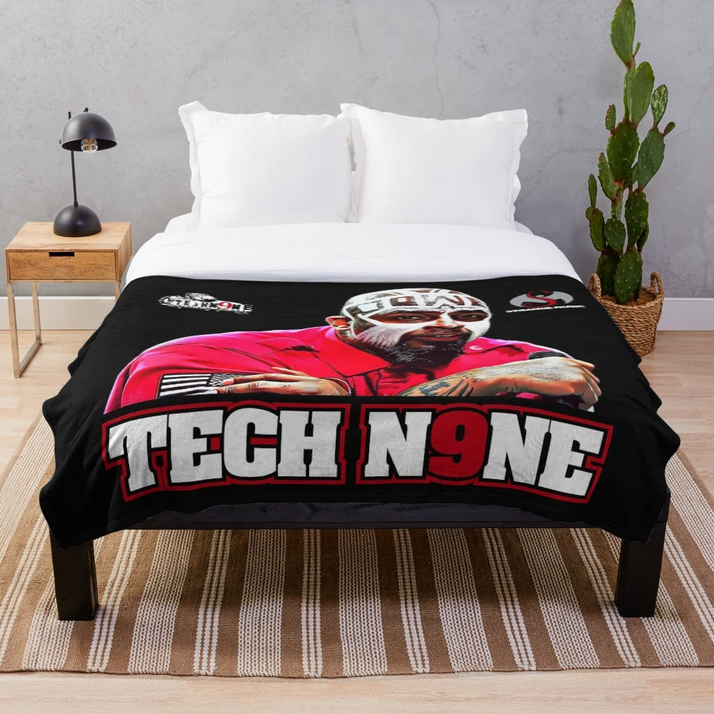 Tech Nine inspired plush blanket