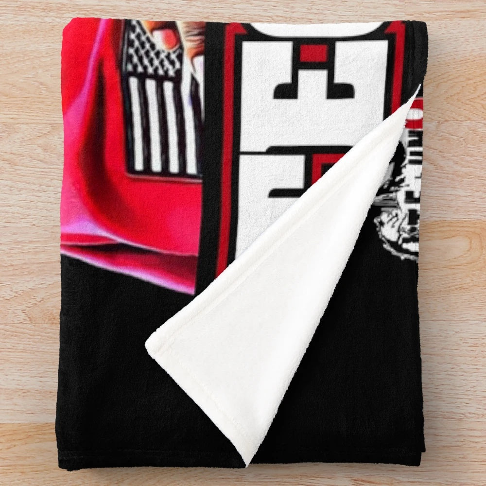 Tech Nine inspired plush blanket