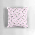 Soft and plush unicorn pillow in pastel rainbow colors, perfect for children's bedroom decor.