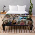 Soft and plush villanelle-themed blanket for your home