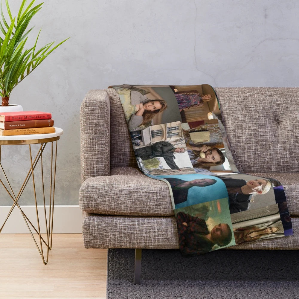 Soft and plush villanelle-themed blanket for your home