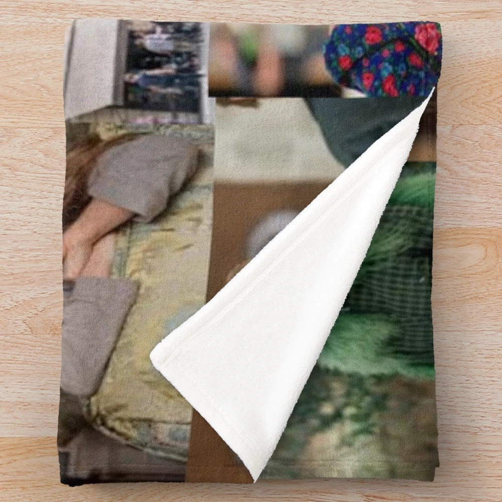 Soft and plush villanelle-themed blanket for your home