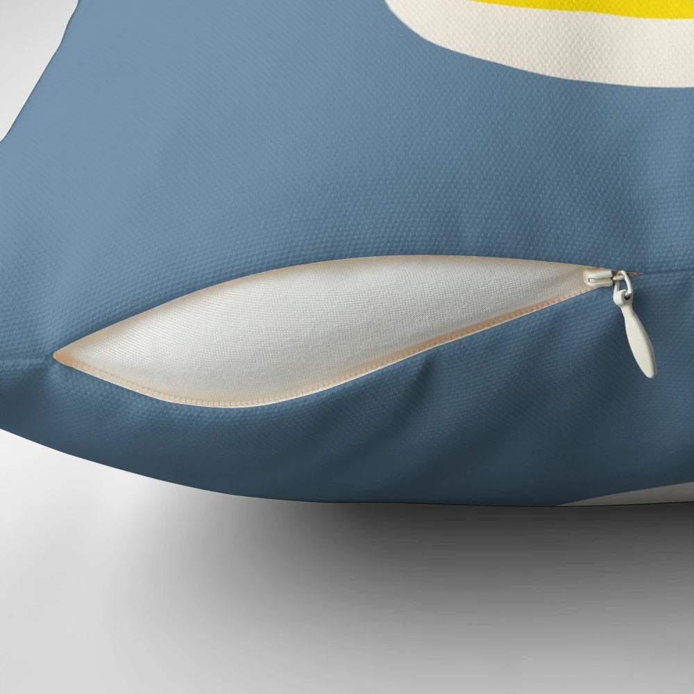 Plush mayo-themed throw pillow for cozy comfort