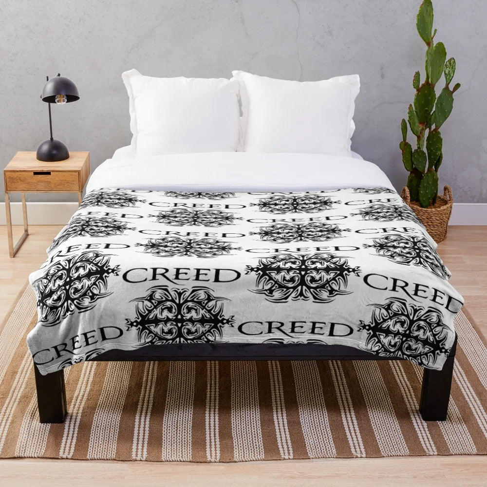 Creed Band Logo Plush Blanket
