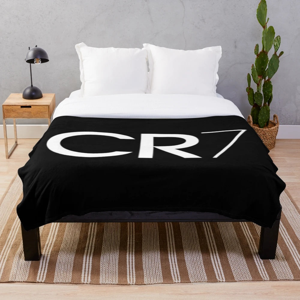 Cristiano Ronaldo Plush Blanket featuring the famous footballer