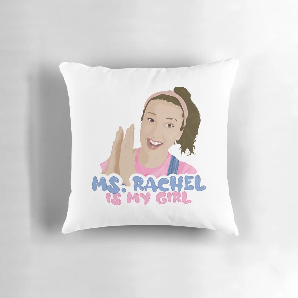 Ms. Rachel pillow with cute design, perfect for kids and toddlers