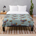 Dodo bird plush blanket