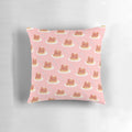 Soft, pastel-colored pancake pattern pillow with a watercolor design