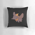 Soft and cuddly Dumbo-inspired plush pillow, perfect for a child's bedroom or nursery