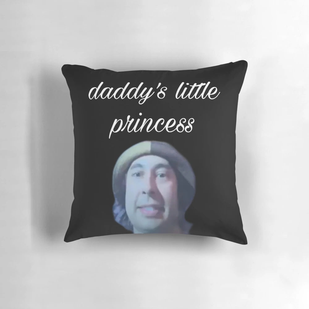 Soft, comfortable pillow featuring the name and image of Pierce the Veil frontman Vic Fuentes