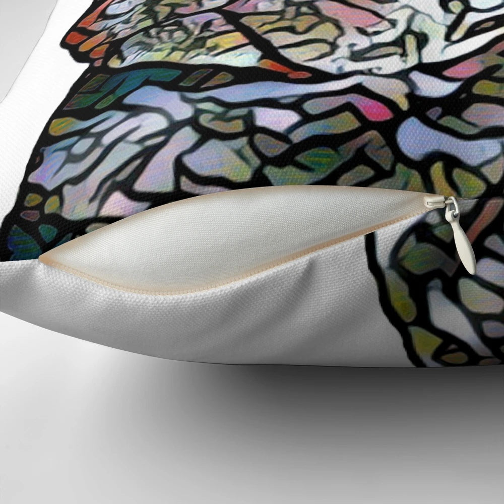 A soft, plush French Bulldog pillow perfect for dog lovers and pet owners.