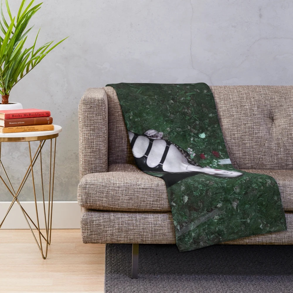Plush blanket featuring the logo and artwork of the Russian band IC3PEAK