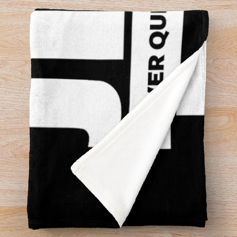 Jiu jitsu plush blanket with never quit design