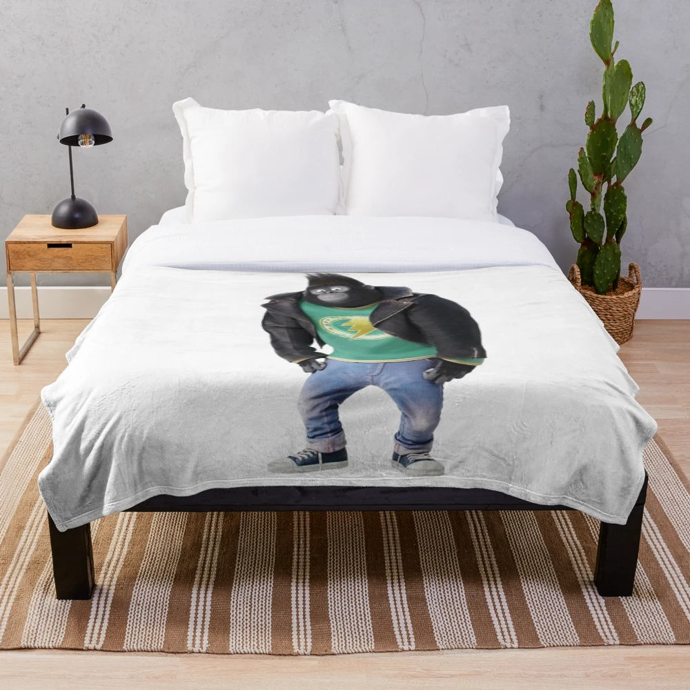 Johnny Sing 2 Plush Blanket for Cozy Bedding and Nursery Decor