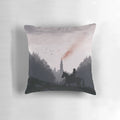 Soft, journey-inspired pillow for fans of the sci-fi TV show The 100, featuring Clarke Griffin and Commander Lexa characters.
