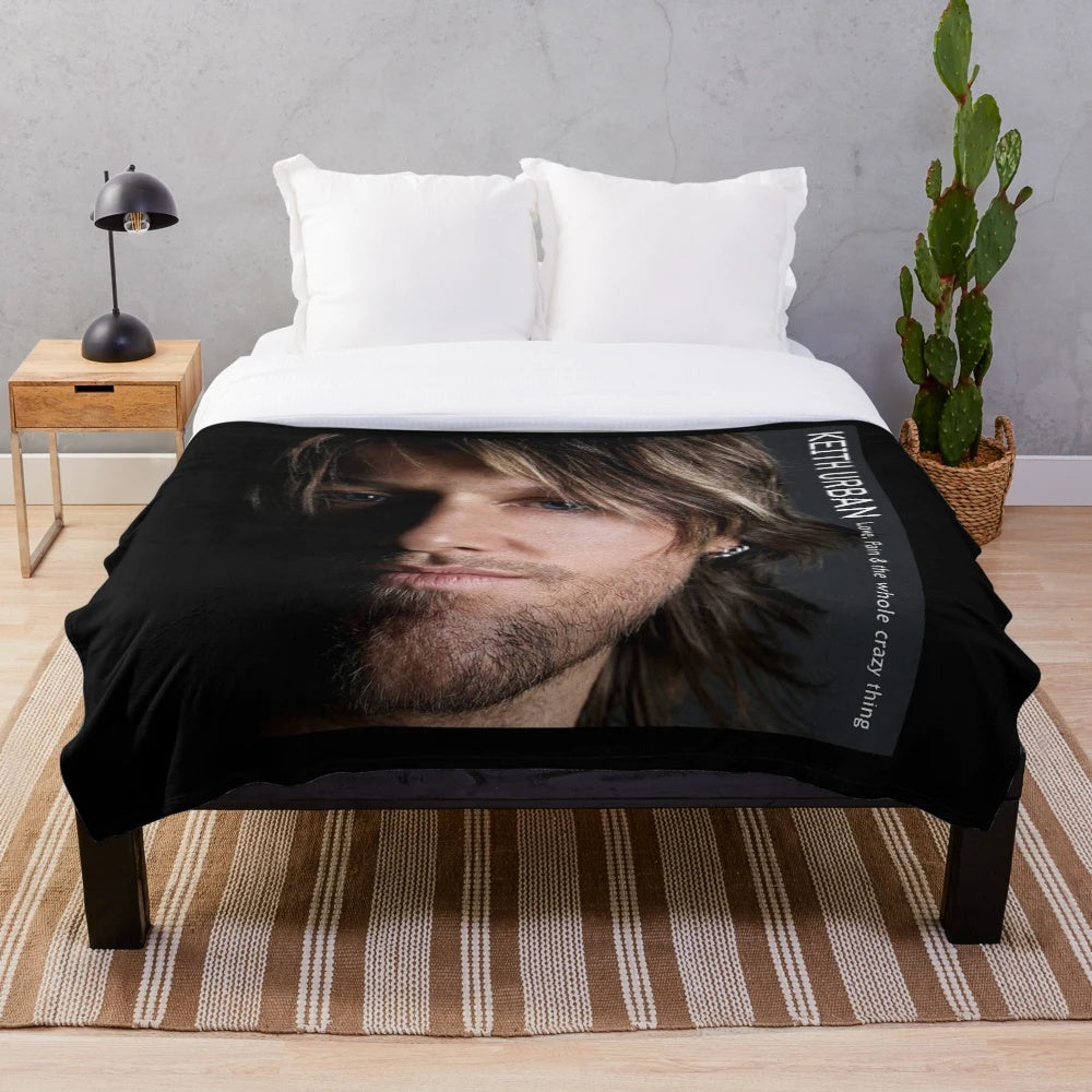Keith Urban Inspired Plush Blanket