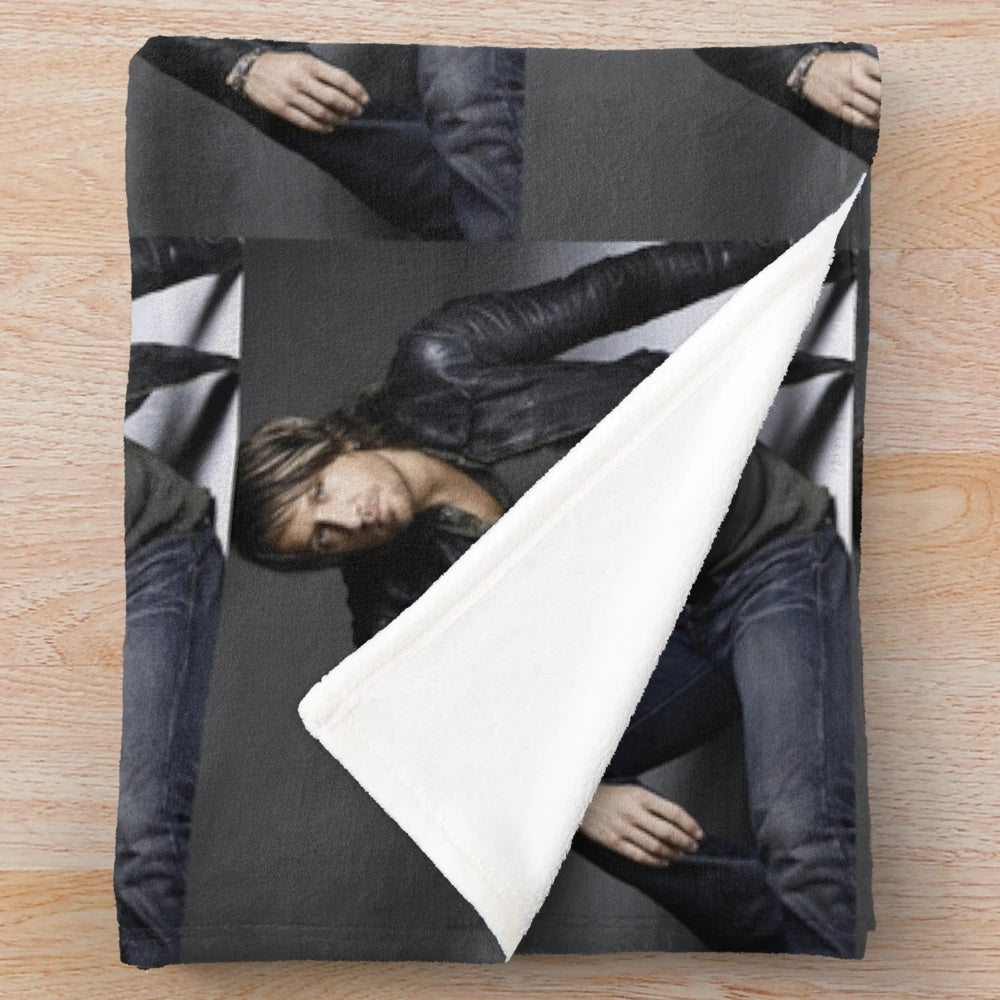 Keith Urban inspired plush blanket
