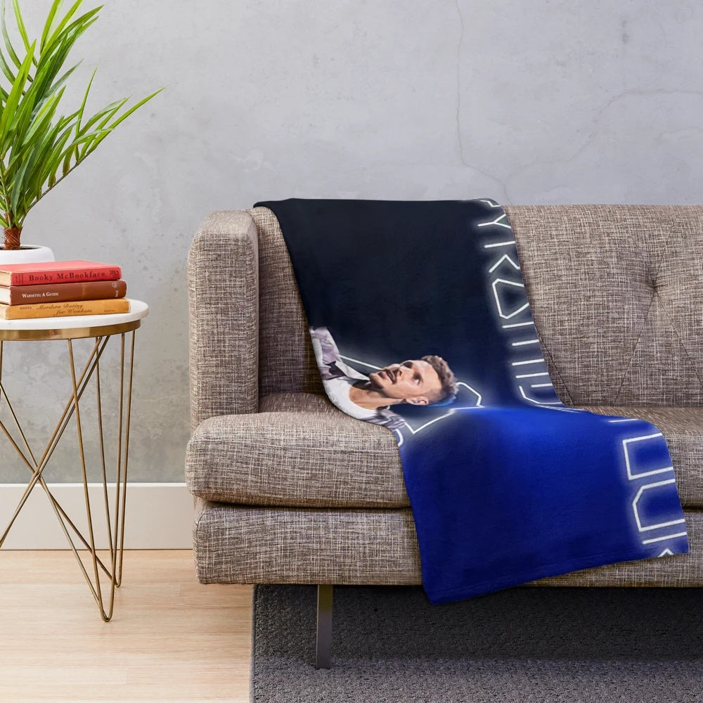 M. Pokora inspired plush blanket featuring the music artist's name
