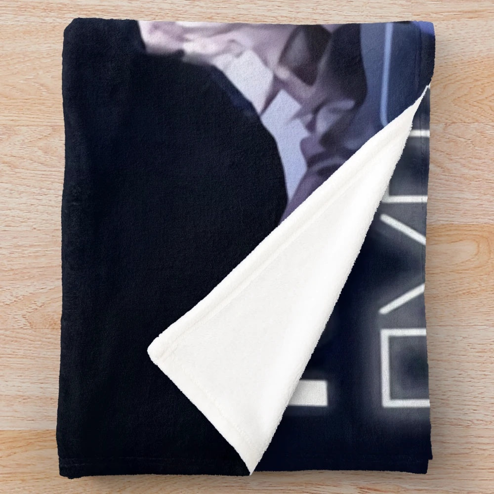 M. Pokora inspired plush blanket featuring the music artist's name