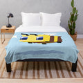 Minecraft Bee Plush Blanket