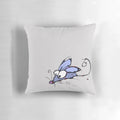 Cozy mouse-shaped pillow with a marine-themed design