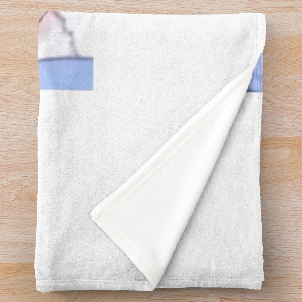 Soft and cozy plush blanket featuring an anime-inspired design