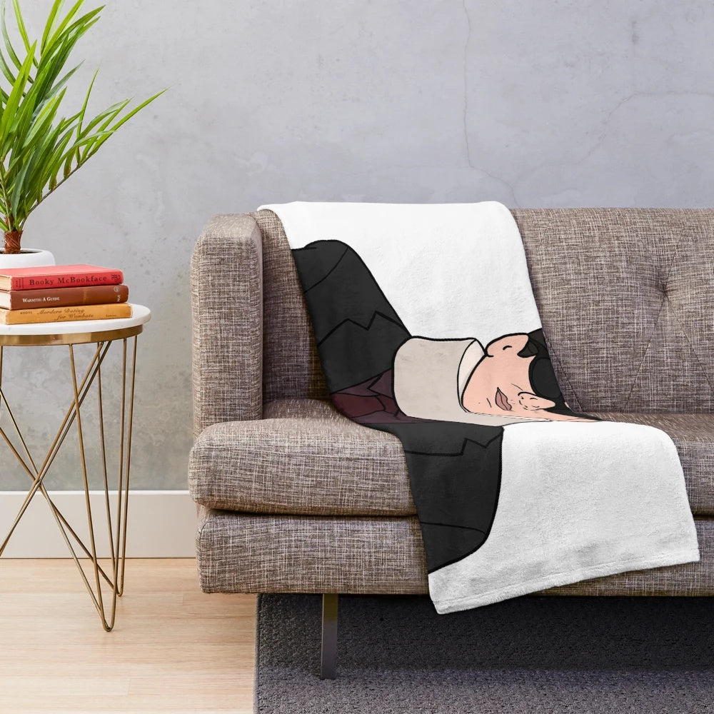 Soft plush blanket with Christopher Moltisanti from The Sopranos