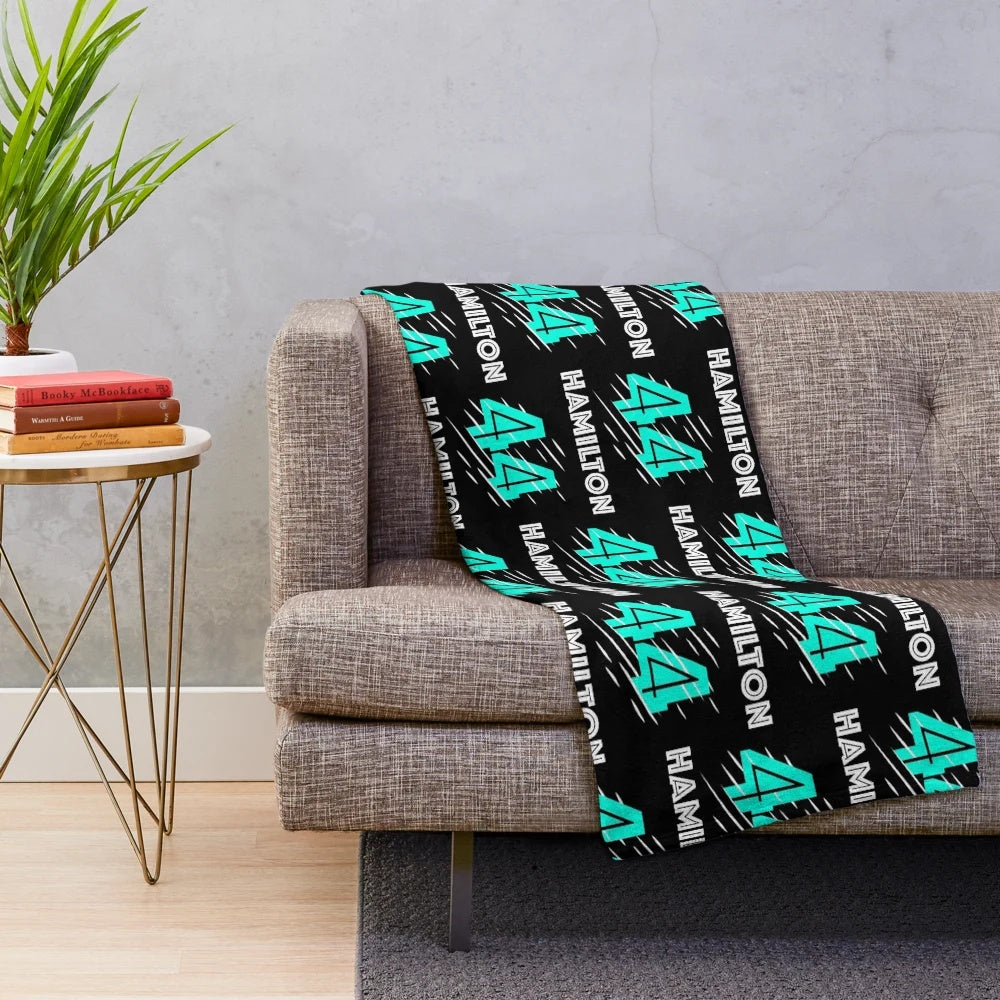 Lewis Hamilton's F1 Car Inspired Plush Blanket