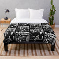 Sleeping With Sirens Band T-Shirt Inspired Plush Blanket
