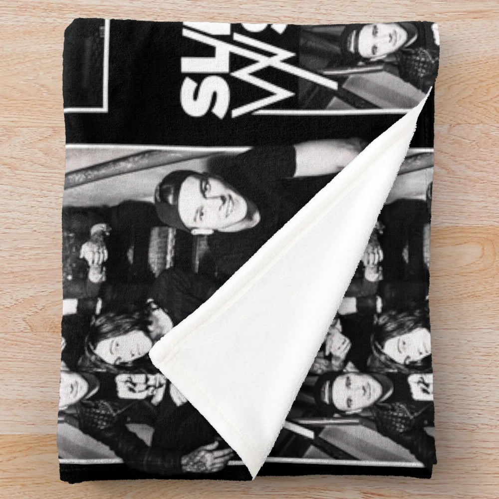 Sleeping With Sirens Band T-Shirt Inspired Plush Blanket