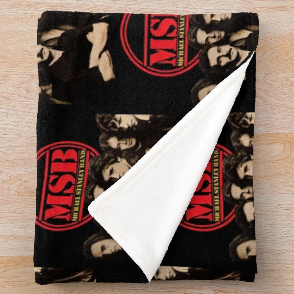 Soft and cozy plush blanket featuring the Michael Stanley Band