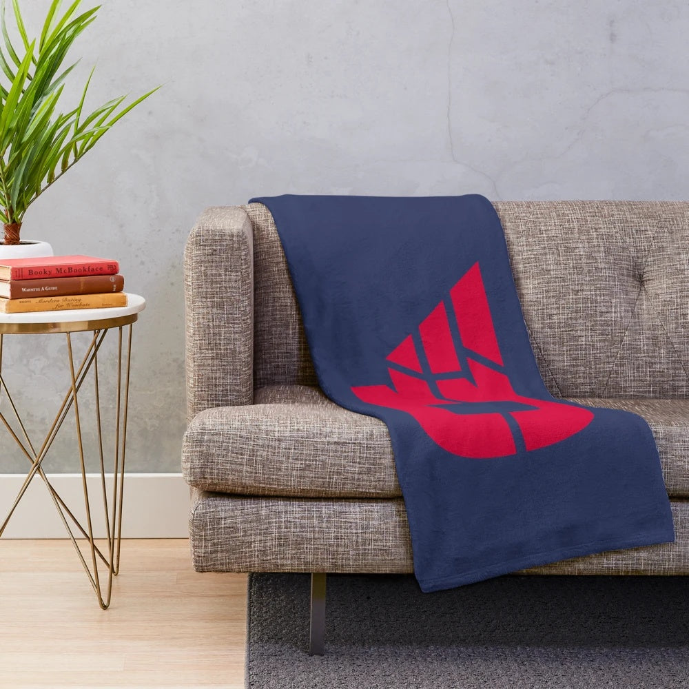 Dayton Flyers Baseball Themed Plush Blanket