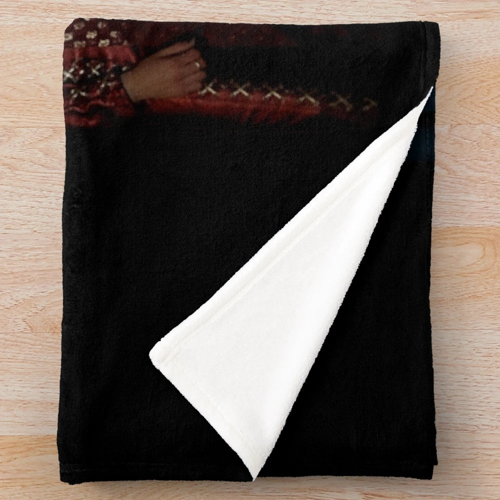 Soft Plush Blanket with Måneskin Band Logo