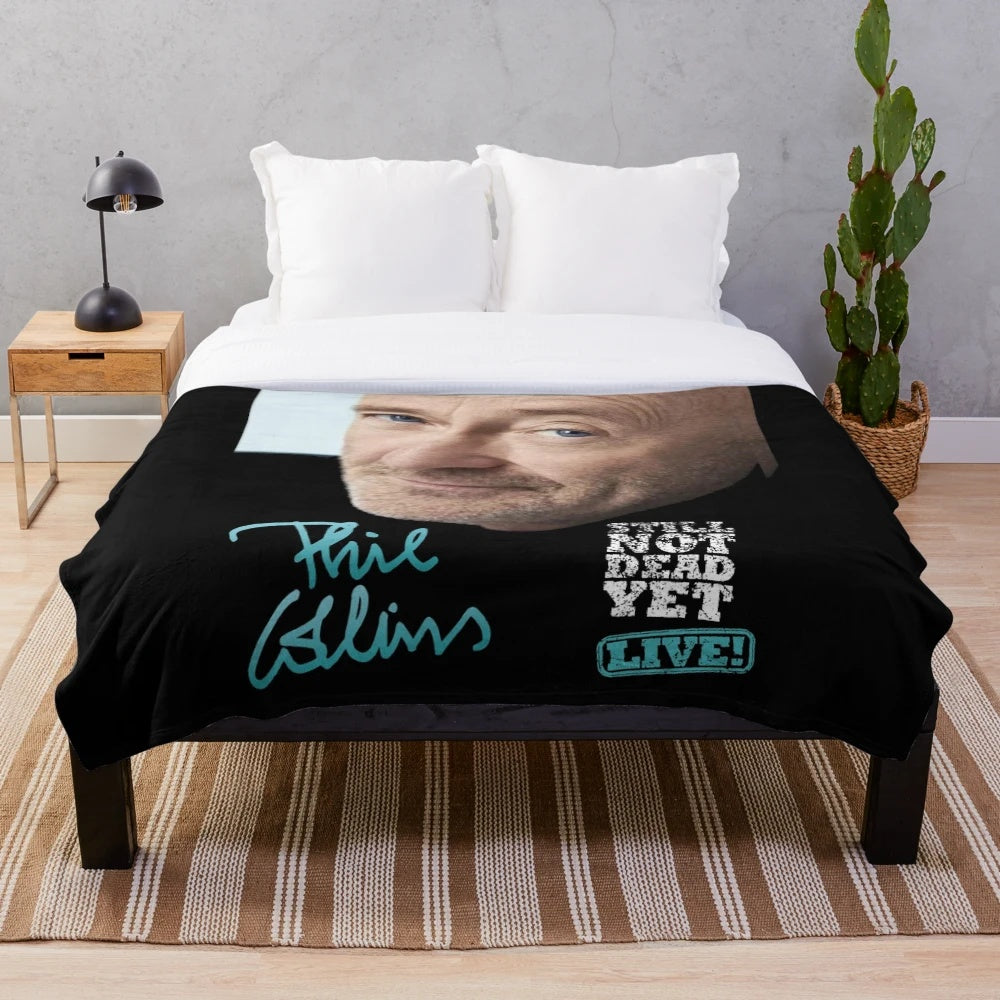 Soft plush blanket with concert design