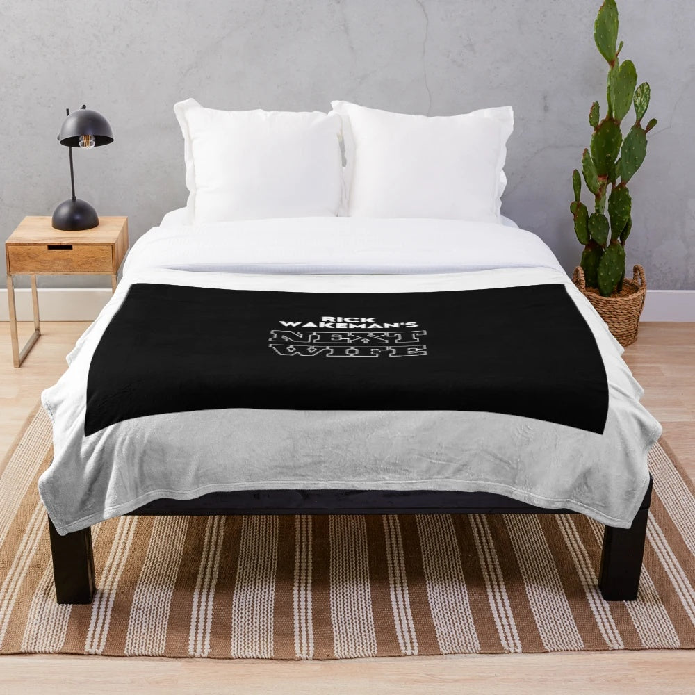Soft plush blanket with prog rock and yes band design