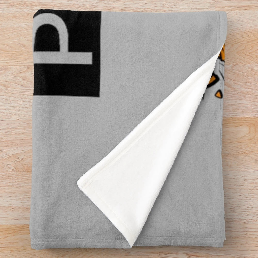 Plush blanket with skeet and clay shooting design